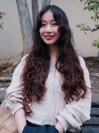 ロング パーマ 【お洒落パーマ】 Elme　肥塚康汰郎のヘアスタイル