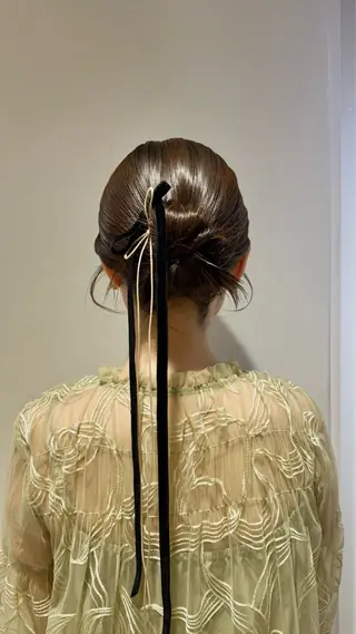 ヘアアレンジ hair works HELM所属・kato himariのヘアスタイル