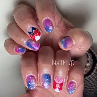 ネイル Nail ビ爪のネイルデザイン