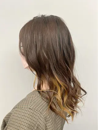 セミロング カラー 代表 YUKI ☆のヘアスタイル