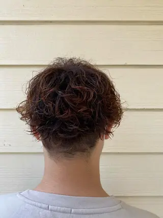 パーマ メンズ 村岡 未悠のヘアスタイル