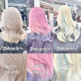 ショート カラー ❄️💛エクステ ブリーチ❄️yukiのヘアスタイル