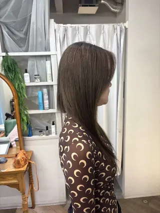 ロング カラー 鮫島海斗☆レイヤー☆ ケアブリーチ☆パーマのヘアスタイル