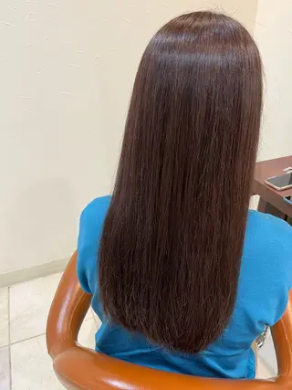 ロング おじま もえのヘアスタイル