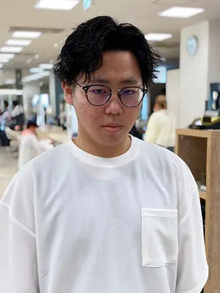 ミディアム パーマ お悩み解決美容師🦚 片山/銀座/有楽町のヘアスタイル
