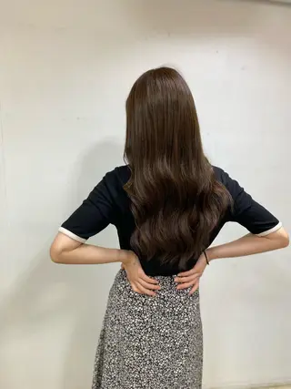ロング カラー パーマ ヘアアレンジ キッズ ネイル マツエク・マツパ アイブロウ 🧡可愛い色落ち🧡 ハイトーン特化🧡のヘアスタイル