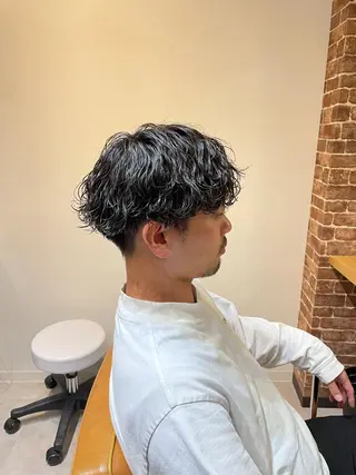 ミディアム パーマ メンズ メンズ特化 /KAKERUのヘアスタイル