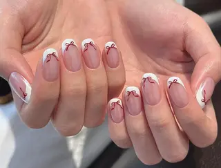 ネイル By moonネイル 🌷ワンホン/韓国風のネイルデザイン