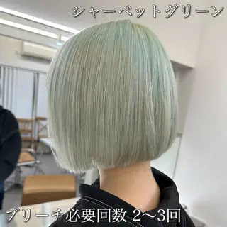 ショート カラー シールエクステ☀️ L.O.G村岡健一のヘアスタイル