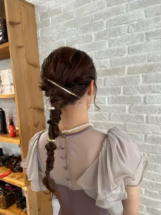 ロング ヘアアレンジ Topstylist YUKIのヘアスタイル