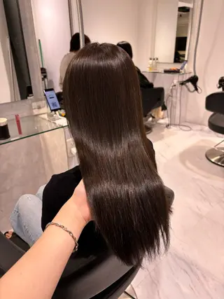 ロング カラー 表参道♡暗髪♡ 艶カラー♡アユミのヘアスタイル