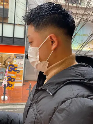 ショート メンズ unopulir 景山　凌のヘアスタイル