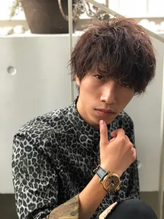 ショート メンズ 髪質改善/艶カラー TSUBASAのヘアスタイル