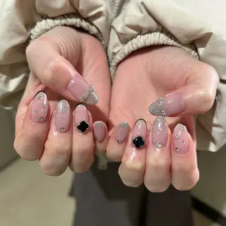 ネイル パラあり！フィルイン 美フォルムのネイルデザイン