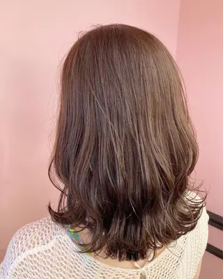ミディアム カラー ✨髪質改善縮毛矯正✨ 宇田川修平のヘアスタイル