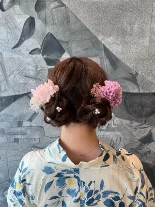 ヘアアレンジ suzuna ⋆꙳✮のヘアスタイル