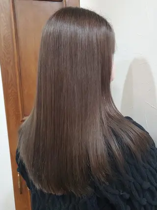 セミロング カラー ティセラ💖 カットモデル募集中のヘアスタイル