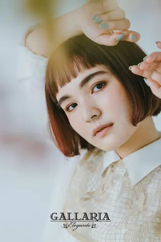 キッズ ガレリアエレガンテ緑 杉浦のヘアスタイル