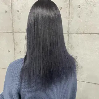 ミディアム カラー パーマ ヘアアレンジ メンズ キッズ ネイル マツエク・マツパ 切りっぱなしヘアボブ ミディアムヘアRYOのヘアスタイル