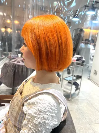 ミディアム カラー ヘアアレンジ 🌈インナーカラー ‘ショウマ’🌈のヘアスタイル