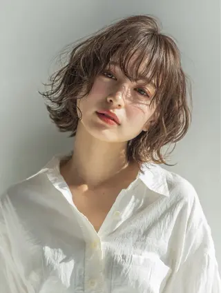 ショート カラー パーマ ヘアアレンジ メンズ 新宿駅近♡友達とOK 🦋W -ワット -のヘアスタイル