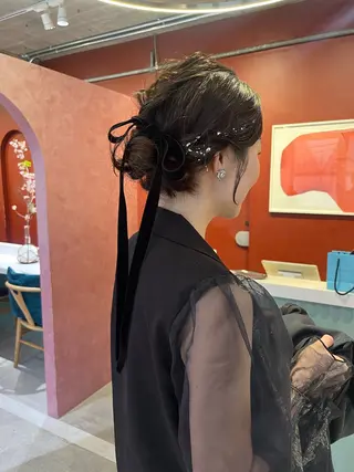 ヘアアレンジ レイヤーカット🍏 オリーブ/ののかのヘアスタイル