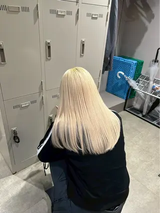 ロング カラー ヘアアレンジ メンズ 小高 咲蘭のヘアスタイル