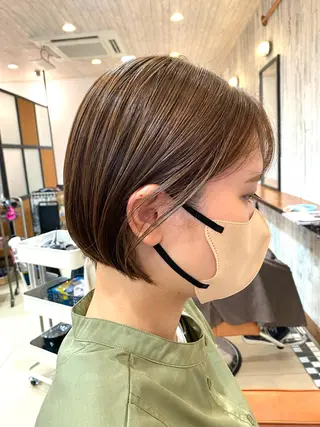 ショート くびれショート・ボブ カットorパーマ特化のヘアスタイル