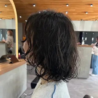 パーマ 🌿ボブ/美髪矯正/ 艶カラー/Rukiのヘアスタイル
