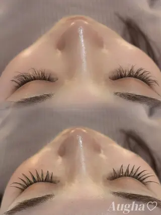 マツエク・マツパ Augha♡ NATSUMIのマツエク・マツパデザイン