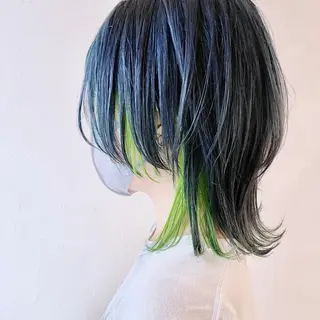 ミディアム カラー beronica ベロニカのヘアスタイル