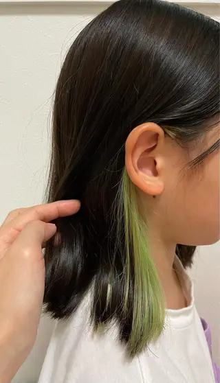 カラー キッズ miho 🌼🌼🌼のヘアスタイル