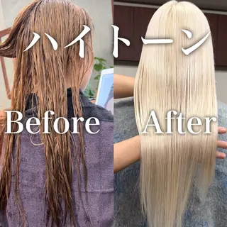 ミディアム カラー レイヤー専門家 ダブルカラー修のヘアスタイル