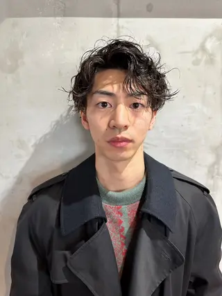 ショート パーマ メンズ &グループ代表取締役 KOHEIのヘアスタイル