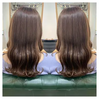 セミロング カラー 村山 茉衣のヘアスタイル