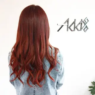 ロング カラー ヘアアレンジ Add9 柳田健登のヘアスタイル