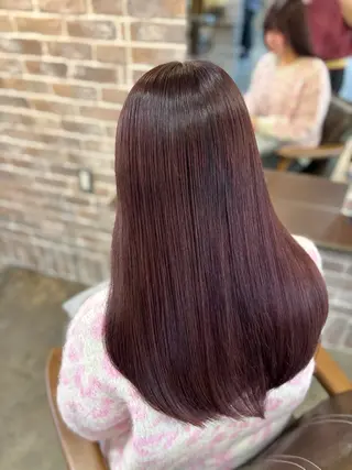 カラー ブリーチ/縮毛矯正/ 川野秀真のヘアスタイル