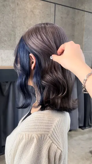ミディアム カラー ヘアアレンジ 💎韓国ヘア/ 艶カラー💎souのヘアスタイル