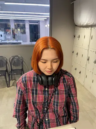 ミディアム カラー ヘアアレンジ 💗横浜美容室 💗HARUNAのヘアスタイル