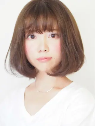 ミディアム カラー オーナースタイリスト 佐藤のヘアスタイル