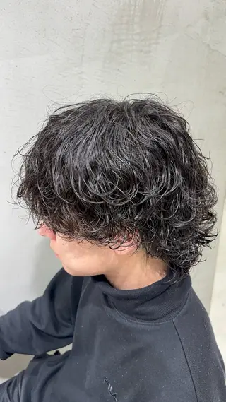 ショート パーマ メンズ 名古屋メンズパーマ /松井生のヘアスタイル