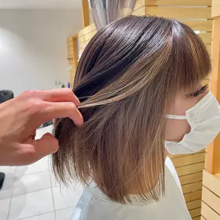 ミディアム カラー ✨髪質改善🎨 杉本賢人のヘアスタイル