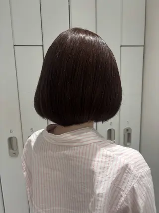 ショート 艶髪໒꒱／透明感 カラー🍀_そら🪽のヘアスタイル