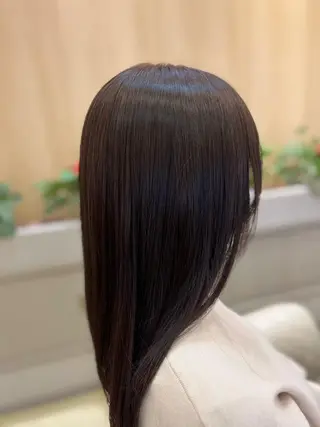 ロング カラー 大西 七海のヘアスタイル