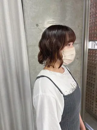 パーマ ボブパーマコテ巻き風 パーマNo1深江秀平のヘアスタイル