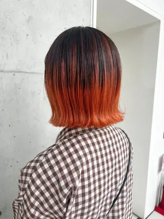 ミディアム カラー "小顔カット" Fuko.のヘアスタイル