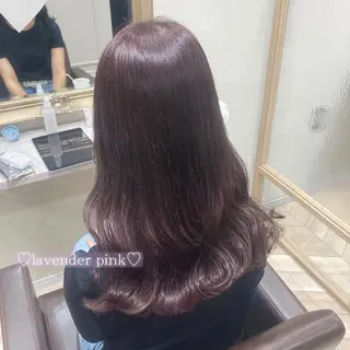 セミロング カラー 菅村 緋莉🎀ガーリーヘアのヘアスタイル