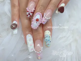 ネイル ❁⃘*。Petite fleur❁⃘*りさのネイルデザイン