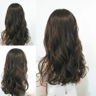 ロング カラー パーマ ヘアアレンジ メンズ キッズ ネイル マツエク・マツパ MEGUMI megumiのヘアスタイル