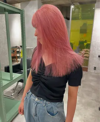 カラー 🌙ヘーゼルベージュ レイヤーカット🌙のヘアスタイル